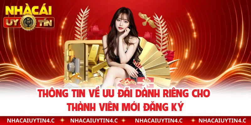 Thông tin về ưu đãi dành riêng cho thành viên mới đăng ký