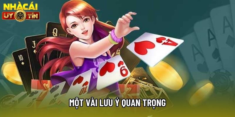 Một vài lưu ý quan trọng Một vài lưu ý quan trọng